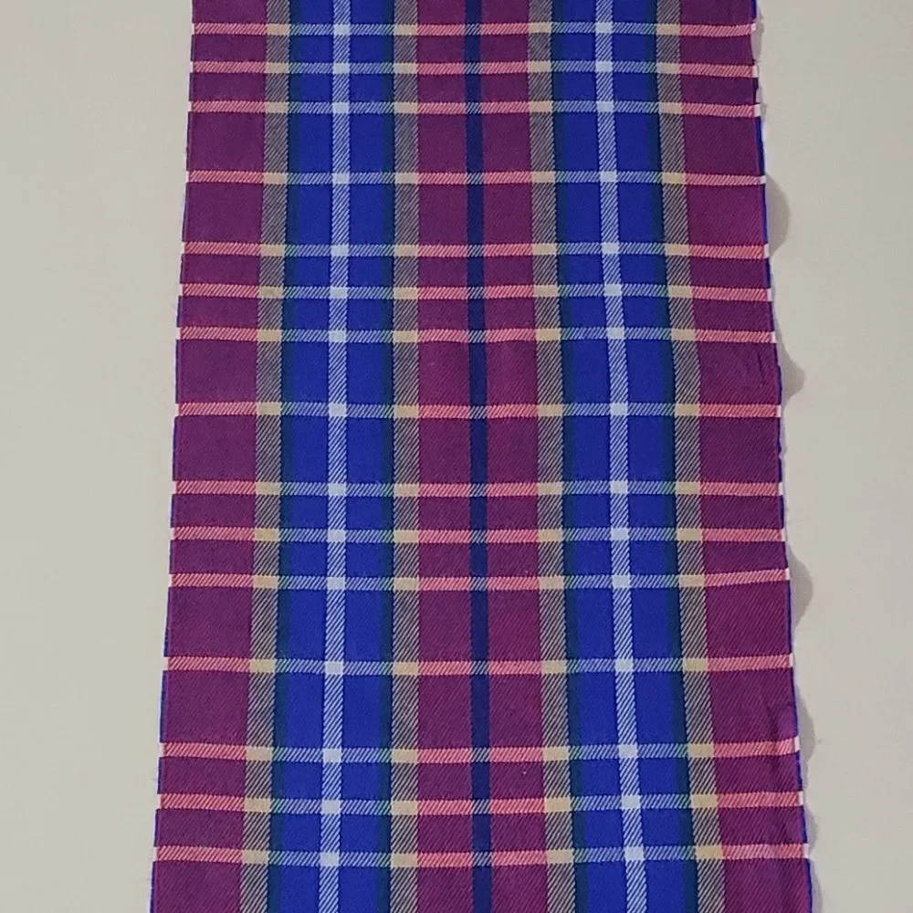 Super Cashmore Plaid Acrylic Tartan Oblong Scarf
